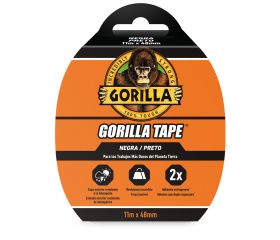 CINTA AMERICANA REFORZADA GORILLA TAPE NEGRA 11 M X 48 MM